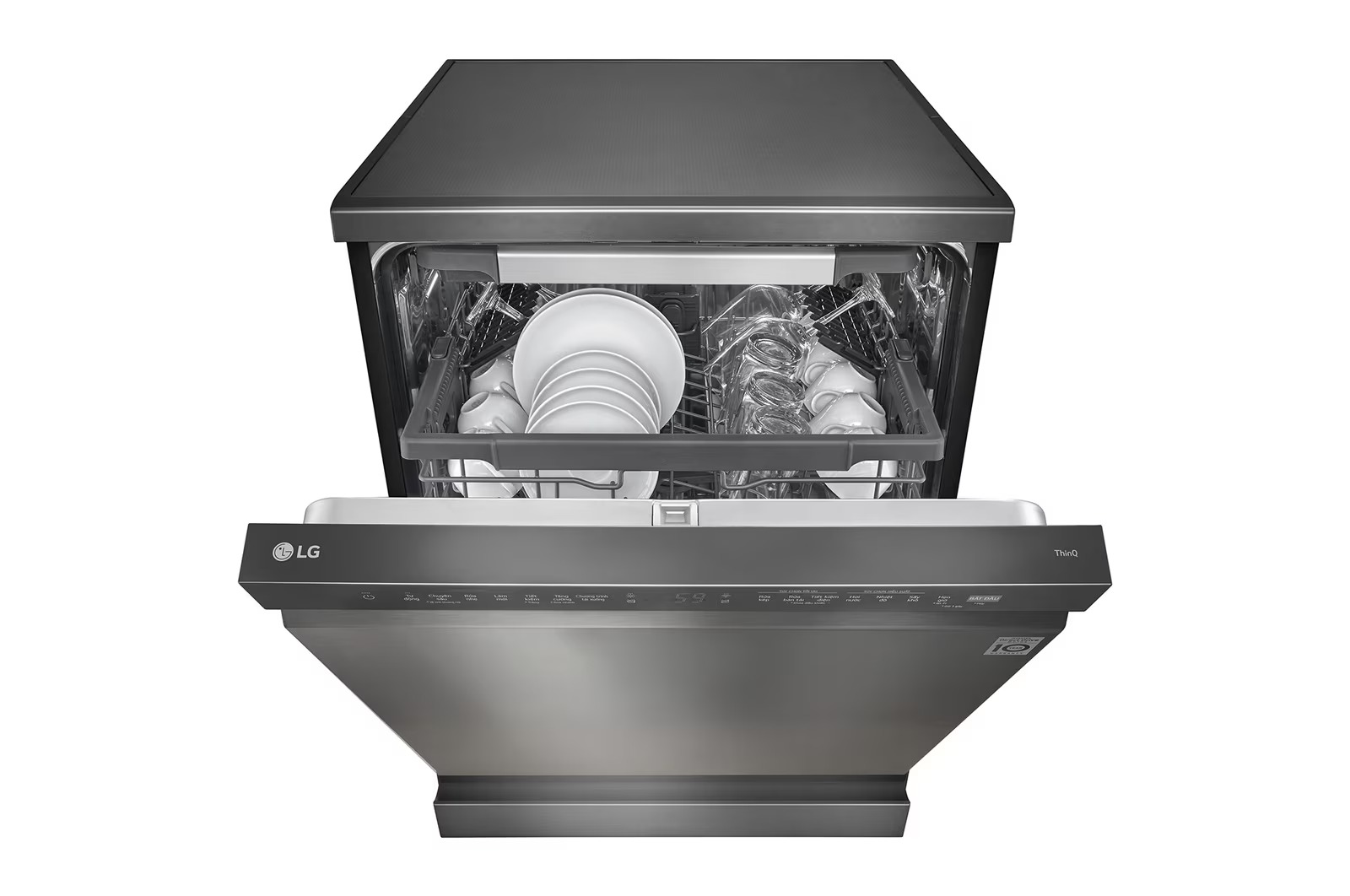 [Chỉ giao Miền Bắc] Máy rửa bát LG Quadwash TrueSteam màu đen bóng LDT14BSA4 - Hàng chính hãng