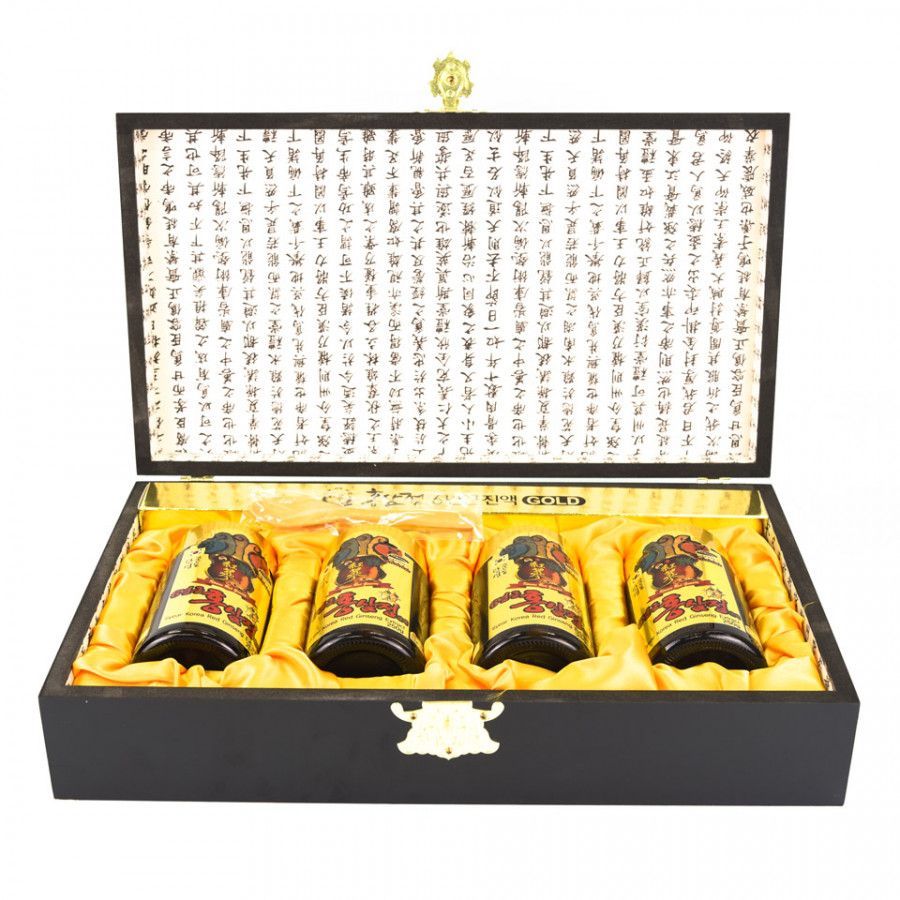 Cao hồng sâm Kangwa hộp gỗ - 4 lọ