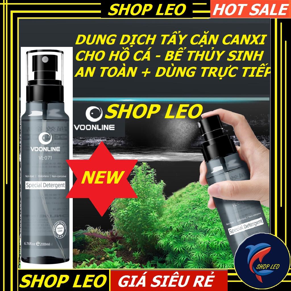 Tẩy cặn canxi hồ cá, bể thủy sinh -dùng trực tiếp không ảnh hưởng tới cá - phụ kiện thủy sinh-shopleo