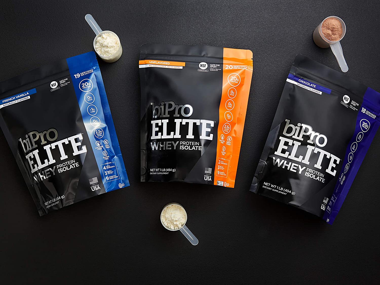 Tăng cơ Whey Protein 100% Isolate BiPro Elite Chứng nhận &quot;NSF Certified&quot; - Made in USA