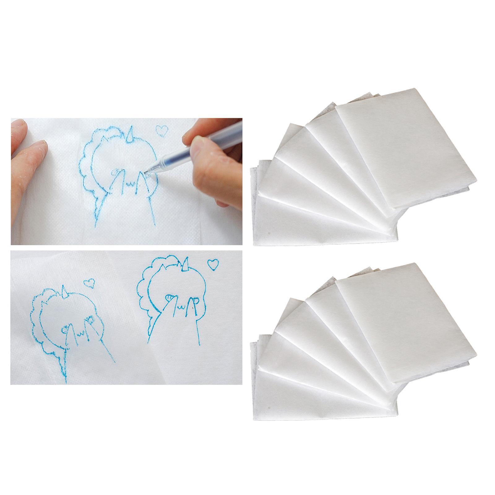 2x 10 Sheets White Carbon Transfer Paper 20x20 Inch Tracing Paper Carbon Graphite Copy Paper with Embossing Stylus Tracing Stylus Dotting Tools