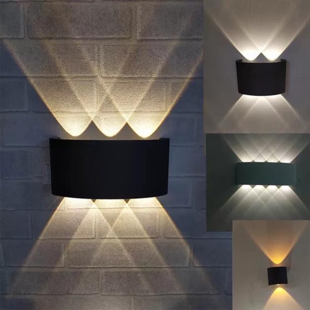 Đèn hắt tường 2 đầu LT016-12w, đèn dẫn cầu thang DT