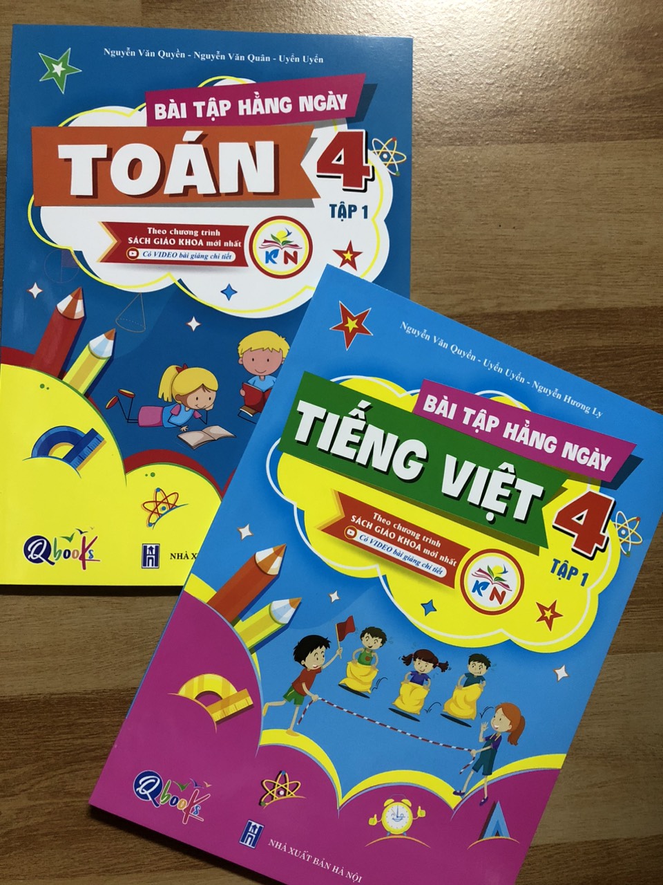 Bộ 2 cuốn bài tập hàng ngày toán và tiếng việt lớp 4 học kì 1 - kết nối mới nhất 2023