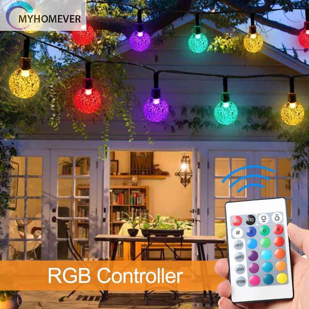Bộ Điều Khiển Đèn LED Dây Gồm 24 Nút Bấm Và USB RGB 5-24V