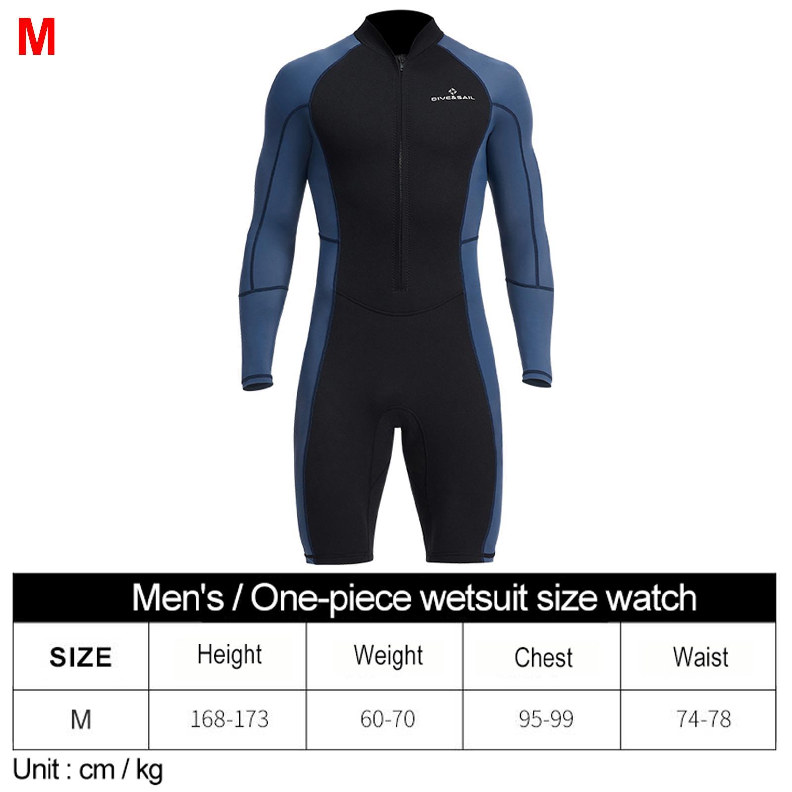 1.5mm Neoprene Men Wetsuit Diving Suit Keep Warm Wet Suit Kayaking Swimming
