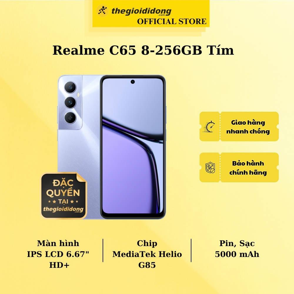 Điện thoại realme C65 (8GB/256GB) - Hàng Chính Hãng