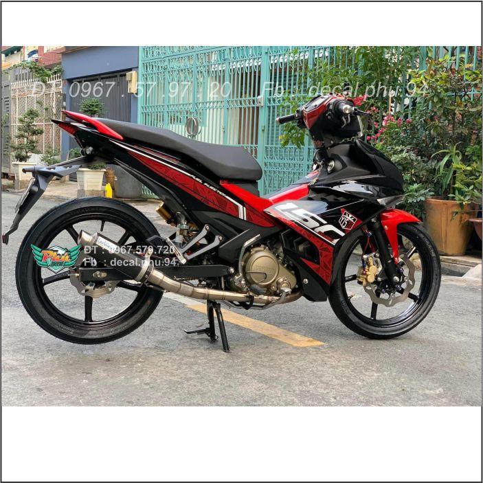 Tem Exciter 150 Y15ZR đỏ đen