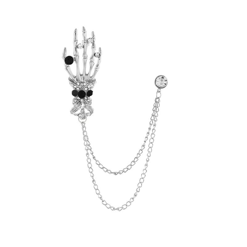 Halloween trâm cài bộ xương độc đáo trang trí cho bữa tiệc Halloween