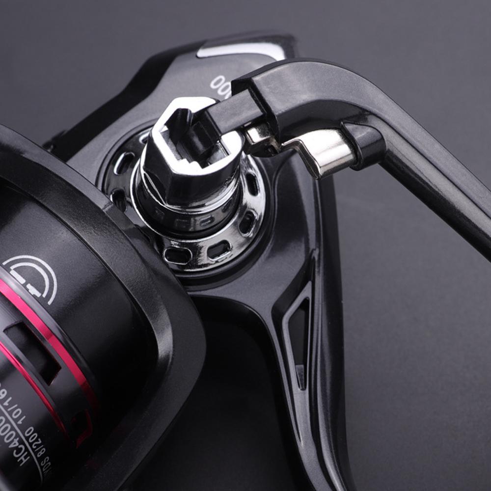 Máy câu cá cuộn tay quay kim loại đúc chất lượng cao