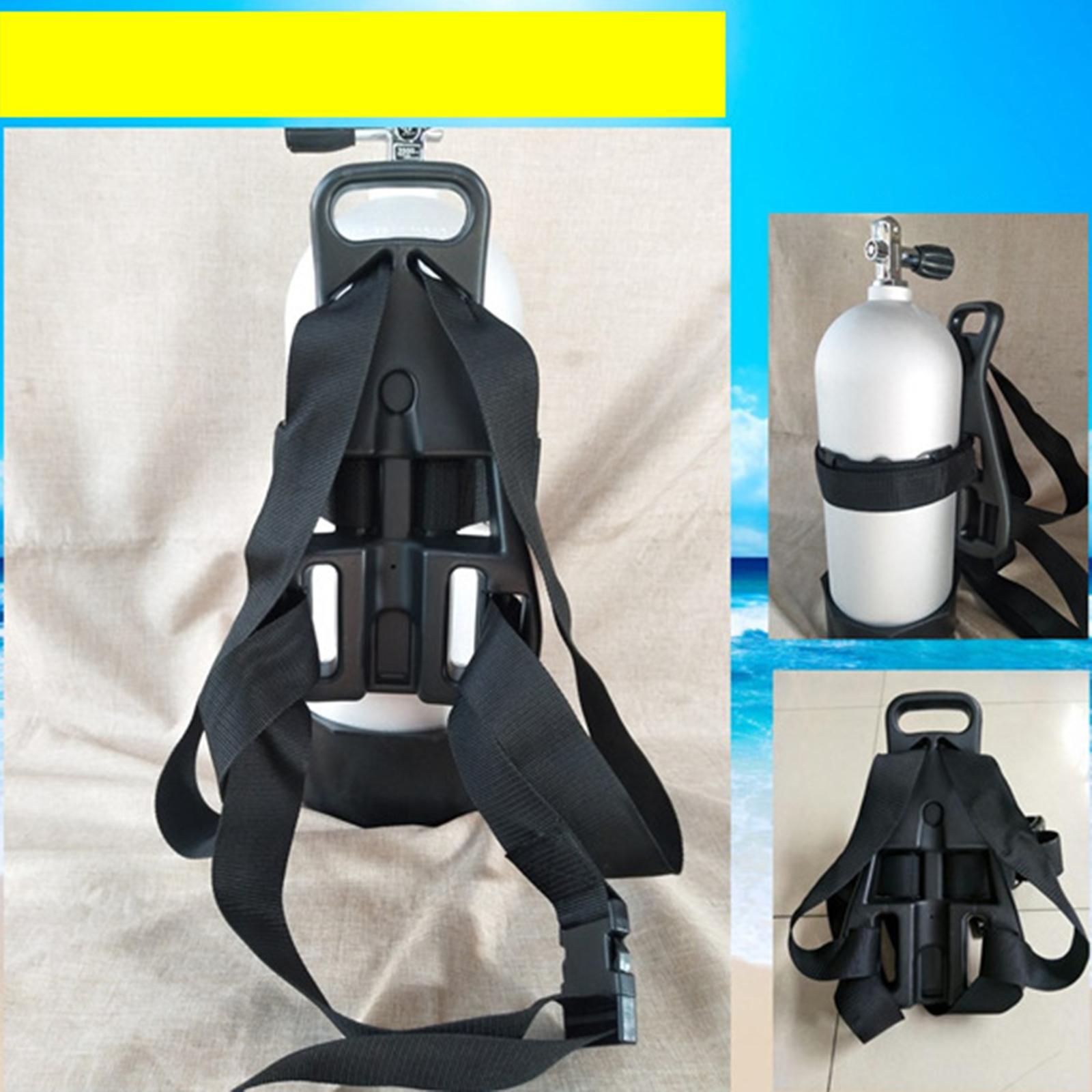 Portable Diving Tank Backpack Scuba Tank Holder Single  Bottle Support Bracket Gas Cylinder Holder