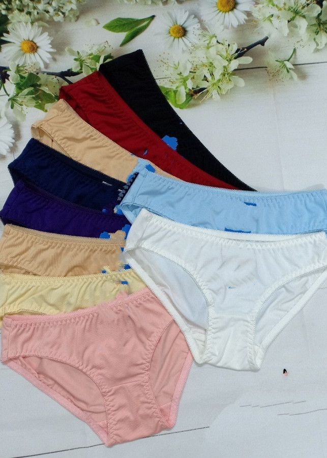 Combo 10 quần lót thun lạnh trơn Nhiều màu hàng việt nam 01