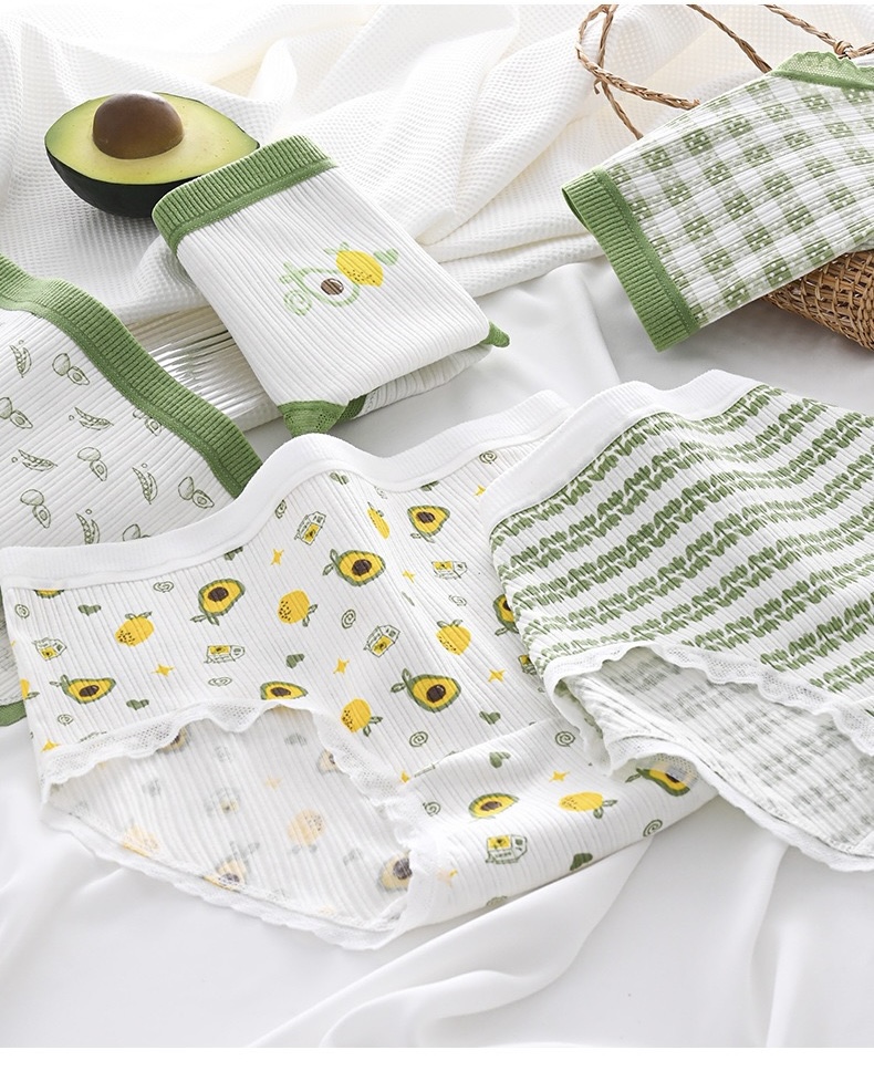 SET 5 QUẦN LÓT BƠ DỄ THƯƠNG TỪ 40-60KG DÀNH CHO NỮ