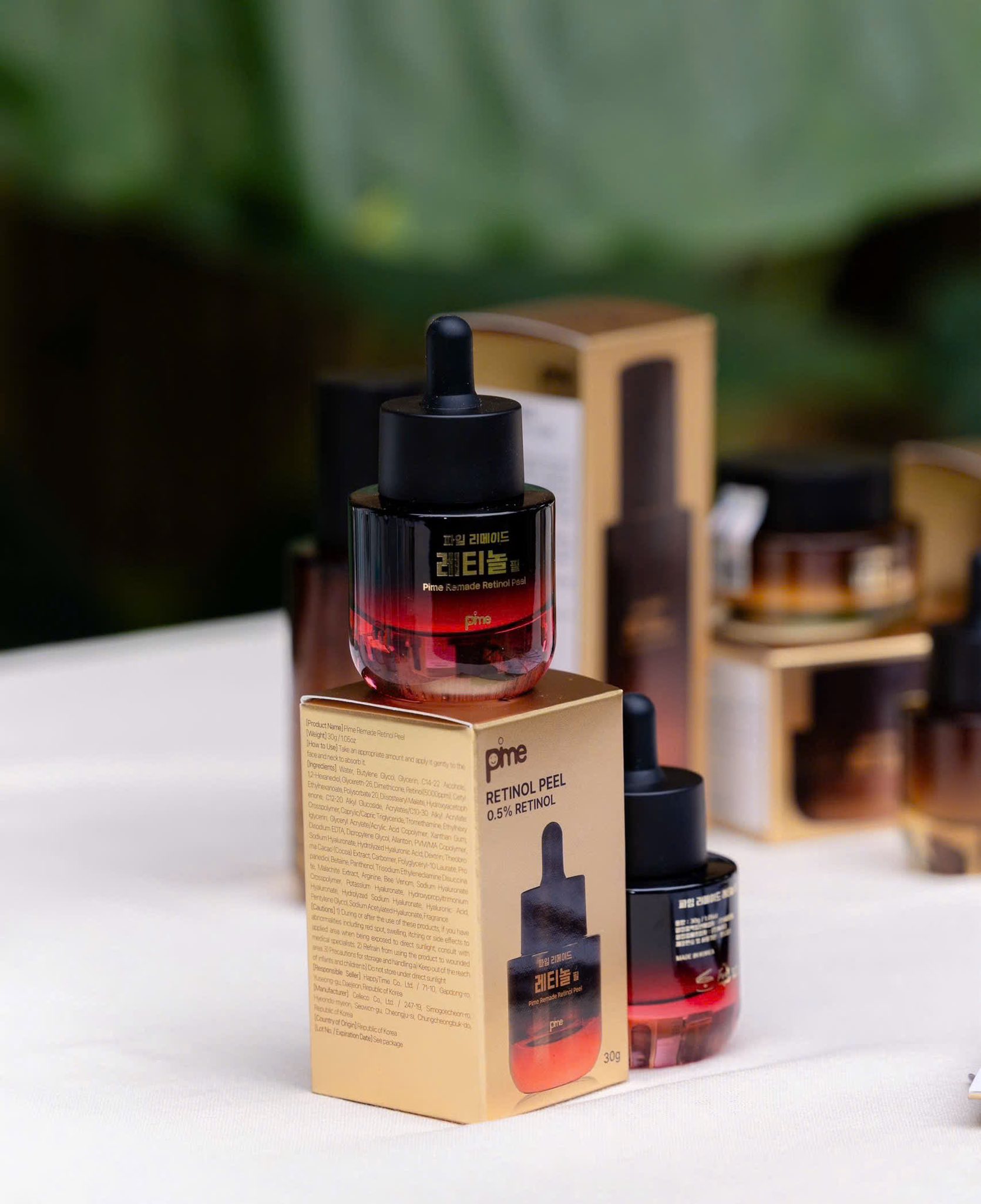 Pime Remade Retinol Peel hỗ trợ tái tạo da, trẻ hóa da, làm sáng da, cải thiện độ săn chắc và giảm dấu hiệu lão hóa 30ml