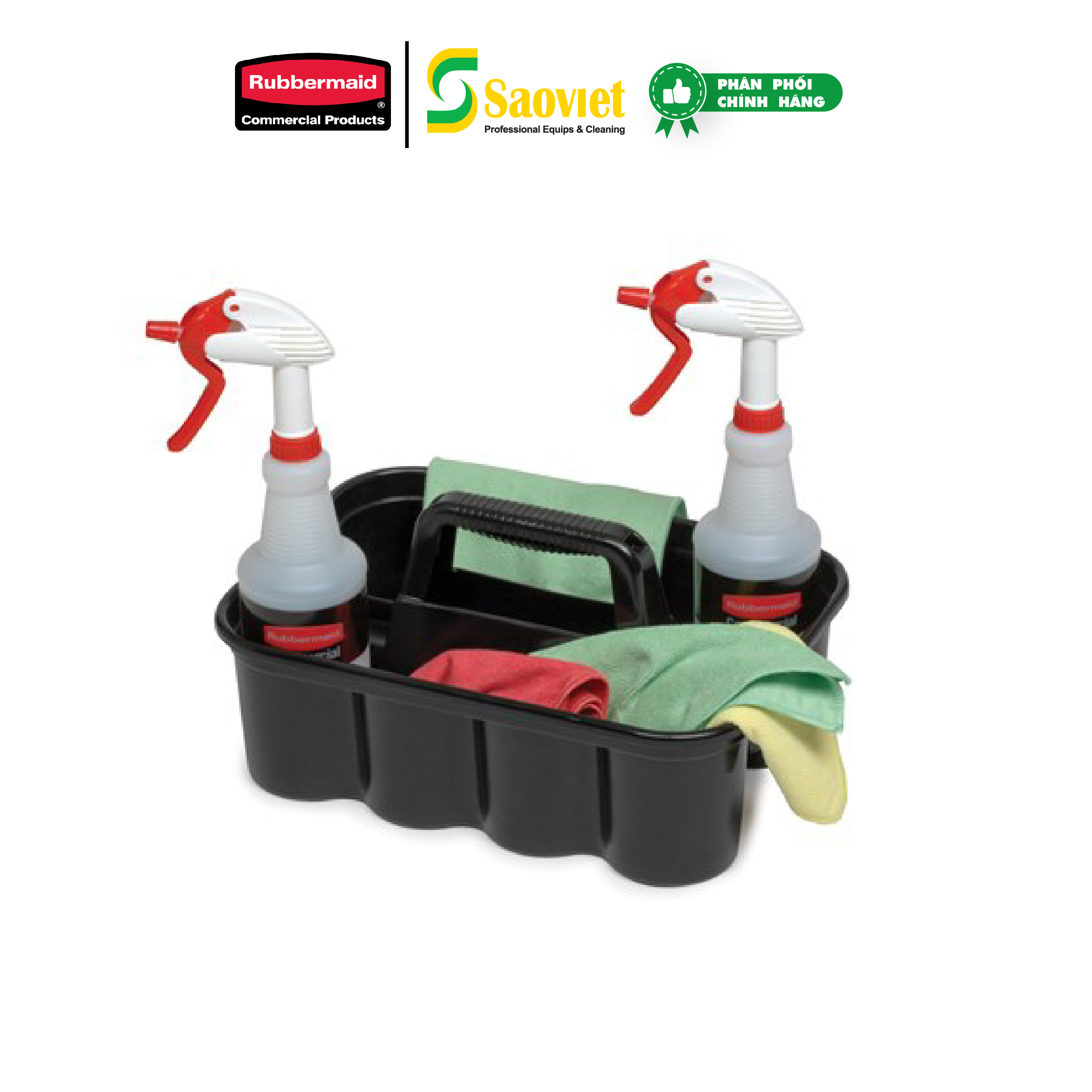 Khay Nhựa Đựng Dụng Cụ Vệ Sinh Đa Năng RUBBERMAID - SKU: FG315488BLA | SAOVIETCO