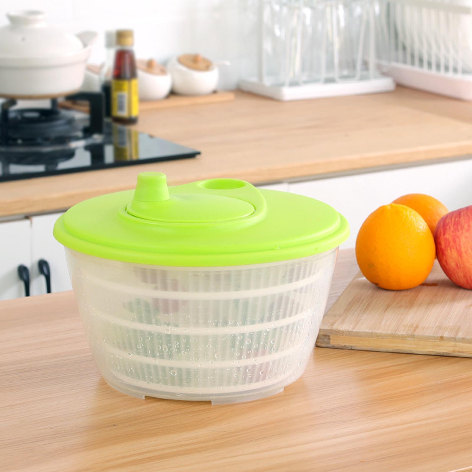Salad 3L with Bowl Colander Vegetable Washer for Cabbage Lettuce Kitchen Spinach Pasta