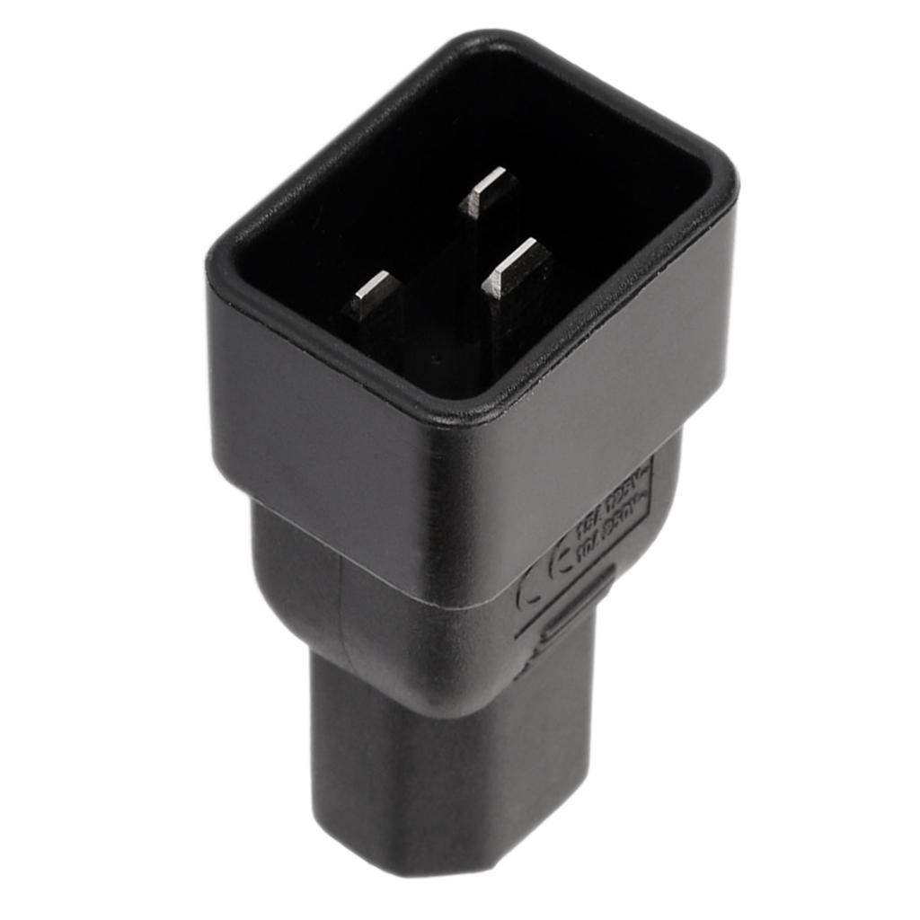 IEC 320 C20 3 Nam Để C13 Cắm Cái Bộ Chuyển Đổi Nguồn Điện Adapter