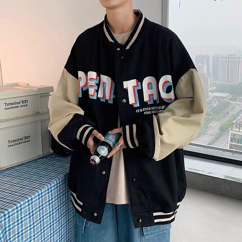 ao khoác bomber phối màu aod bomber mùa đông áo lạnh áo khoác hàn quốc