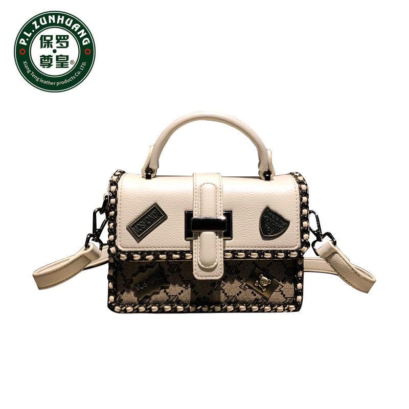 Paul King 2022 New one-shoulder Fashion High-end oblique bag Light extravagant Girl bag handbag small Xiangfeng bag Girl