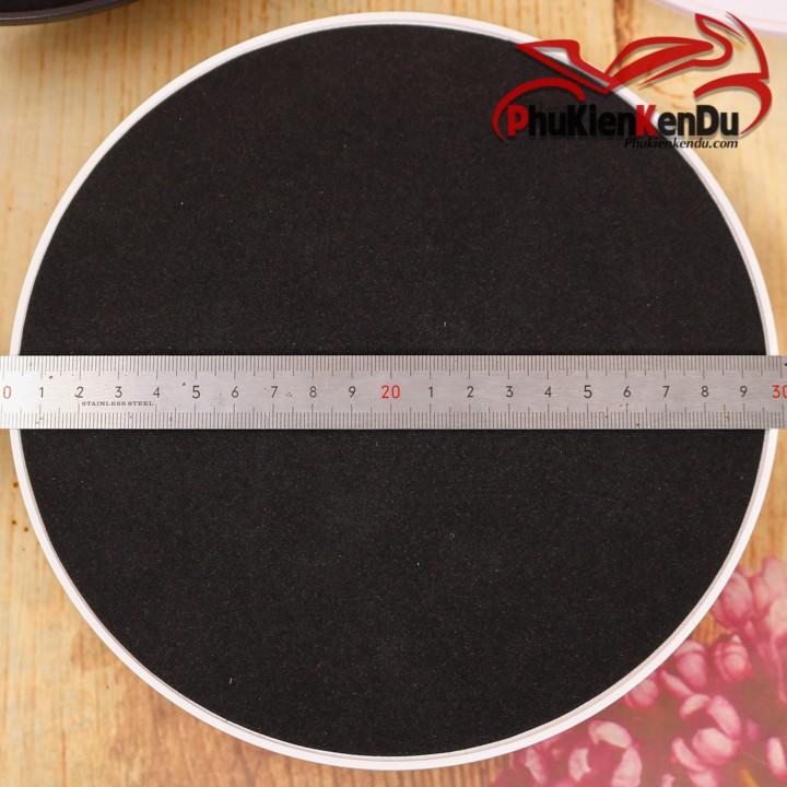 ĐẾ XOAY, BÀN XOAY TRƯNG BÀY SẢN PHẨM NHUNG 20CM DÙNG PIN HOẶC ĐIỆN, TẢI: 3KG
