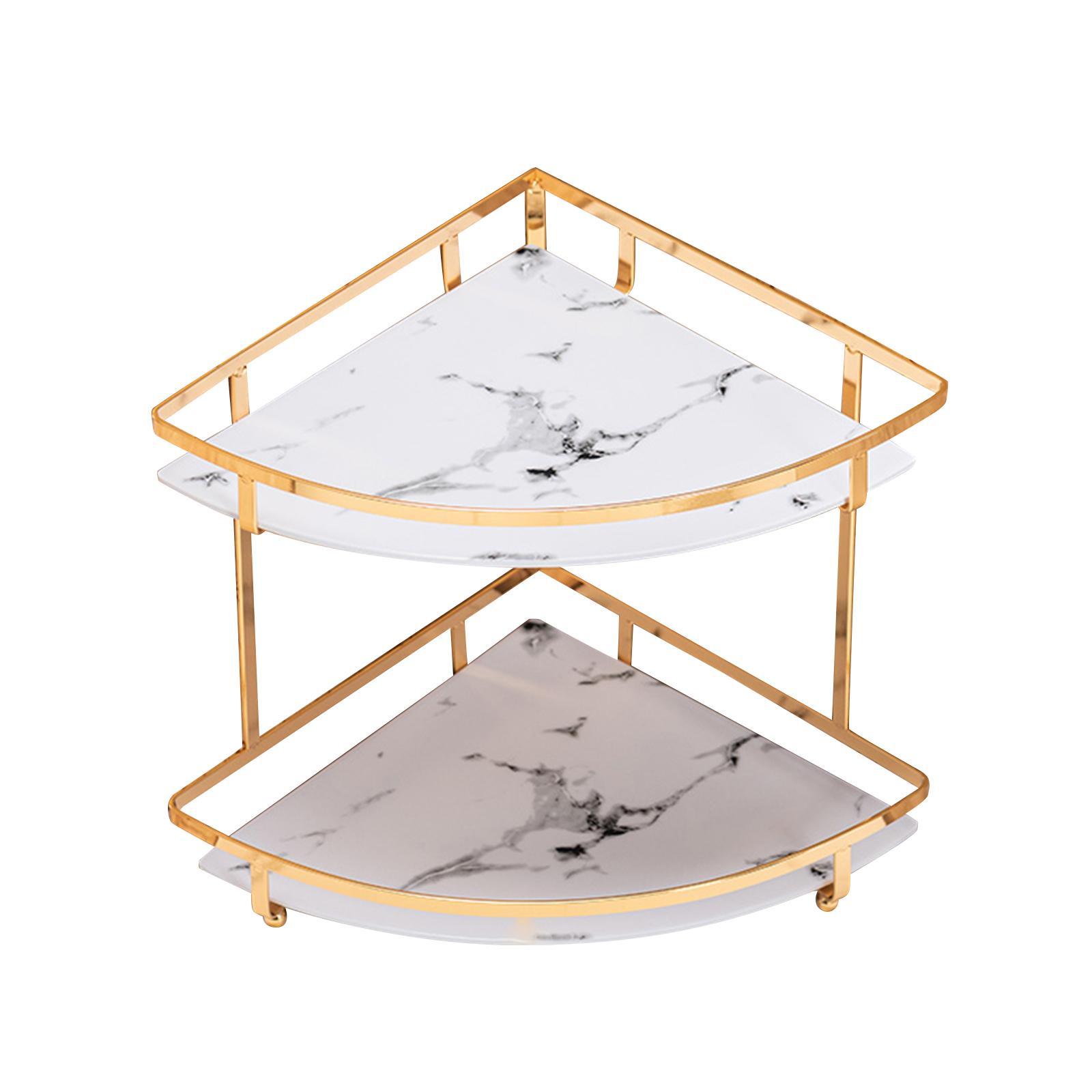 Corner Countertop Storage Rack Shelf Lipstick Makeup Holder Organizer Storage Box Container Perfume Display Bathroom, Desk, Home