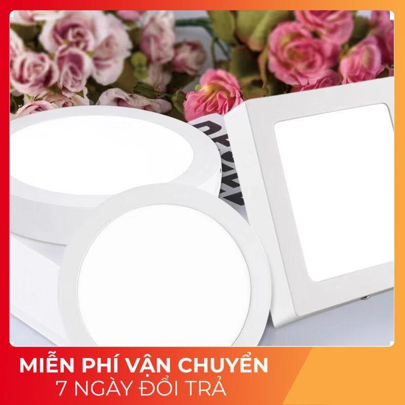 ĐÈN ỐP TRẦN NỔI,  CHIẾU SÁNG 6W -24W TRÒN VUÔNG Trắng Vàng highting