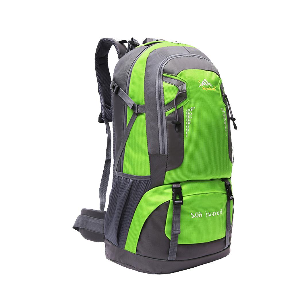 60L Outdoor Backpack Sport Camping Hiking Travel Military Rucksack Luggage B