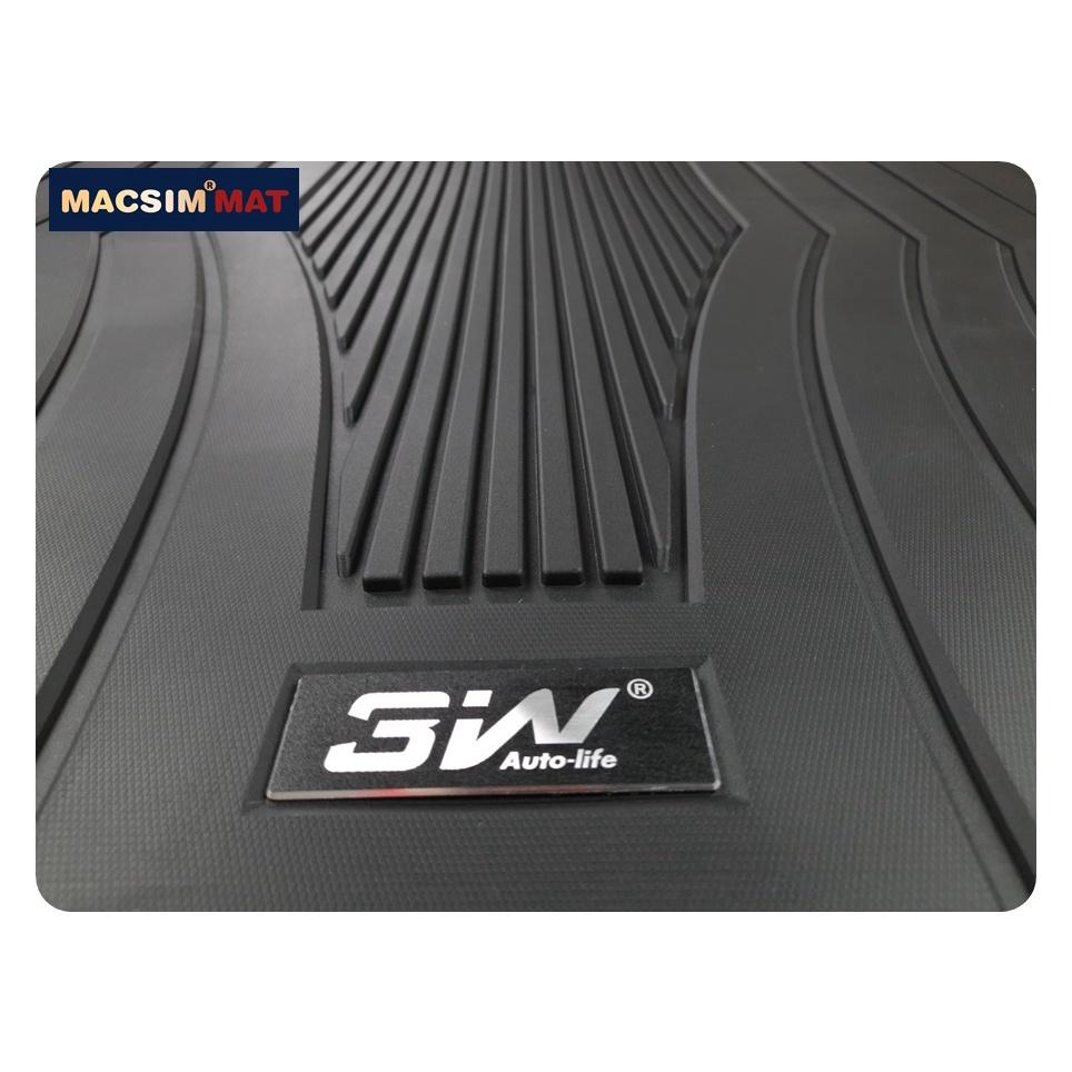 Thảm lót cốp xe ô tô Mercedes C 2014+ nhãn hiệu Macsim 3W chất liệu TPE cao cấp màu đen