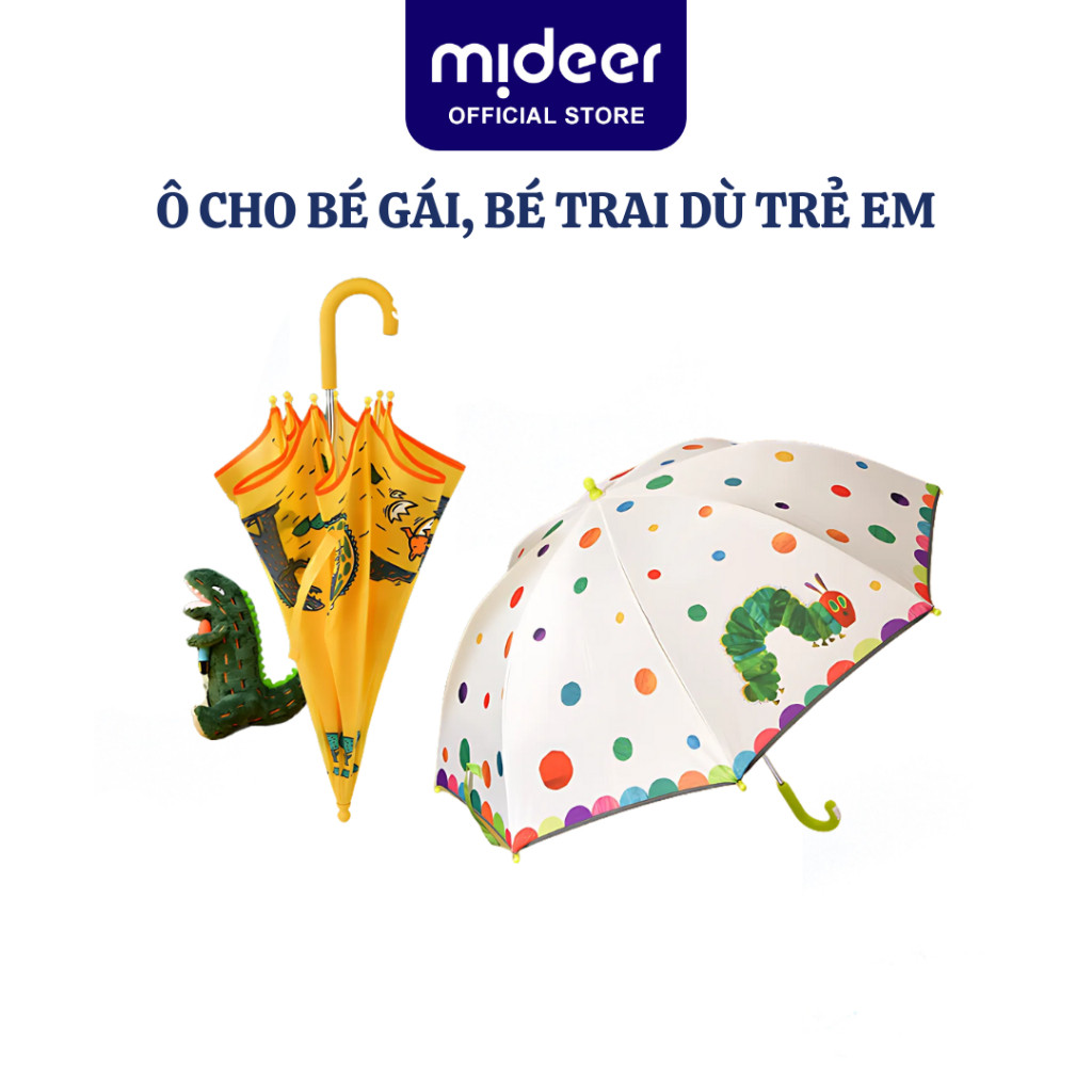 Ô cho bé gái, bé trai dù trẻ em Che Mưa Che Nắng Mideer Umbrella