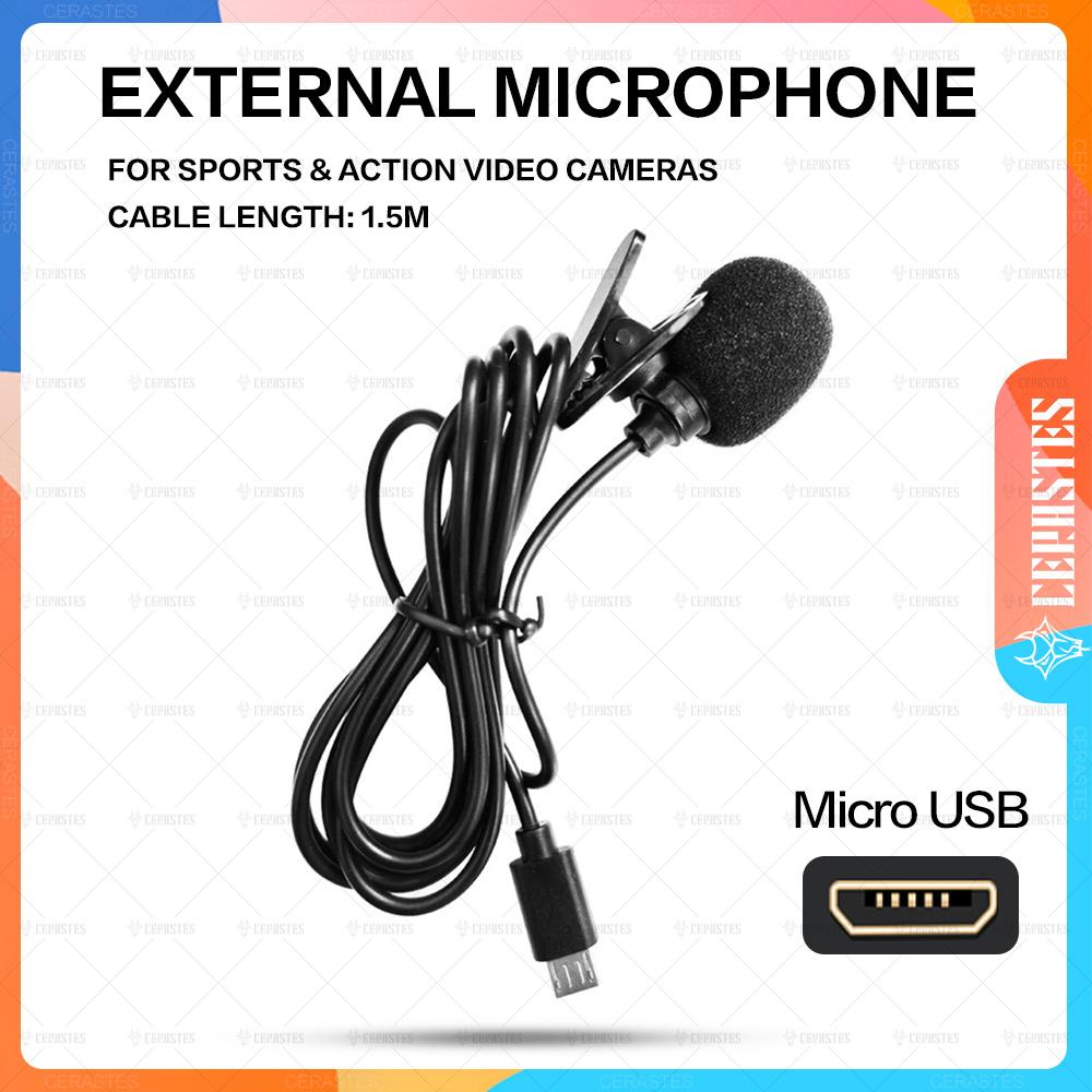 Độ Trung Thực Cao Micro Ngoài Camera Thể Thao Camera Hành Động Cáp Kết Nối Micro USB Chiều Dài 1.5M V39 V316