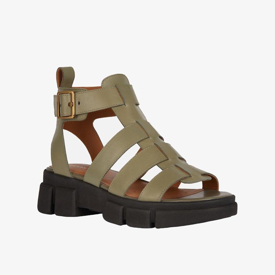 Giày Sandals Nữ GEOX D Lisbona B
