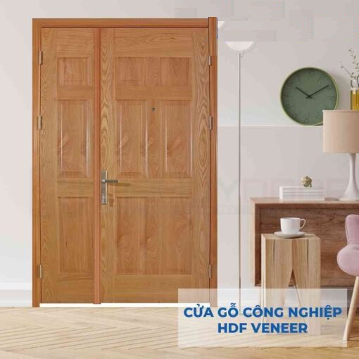Cửa Gỗ Công Nghiệp 9A-soi Màu Sắc Tươi Sáng