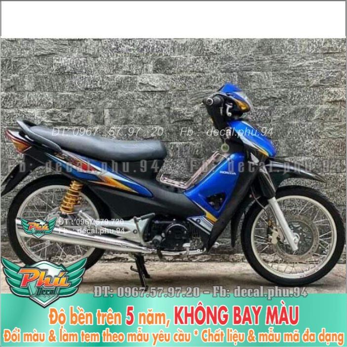 Tem rời Wave A Xanh Đen -1