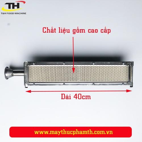 Họng đốt dài 40cm cho bếp nướng gas công nghiệp