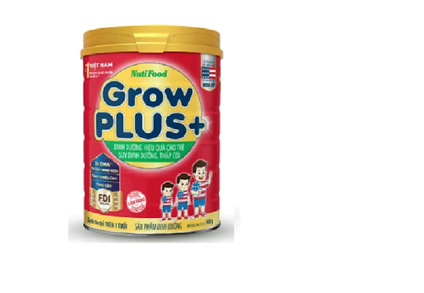 Sữa GROW PLUS đỏ 900g -Tặng ngay khăn đa năng