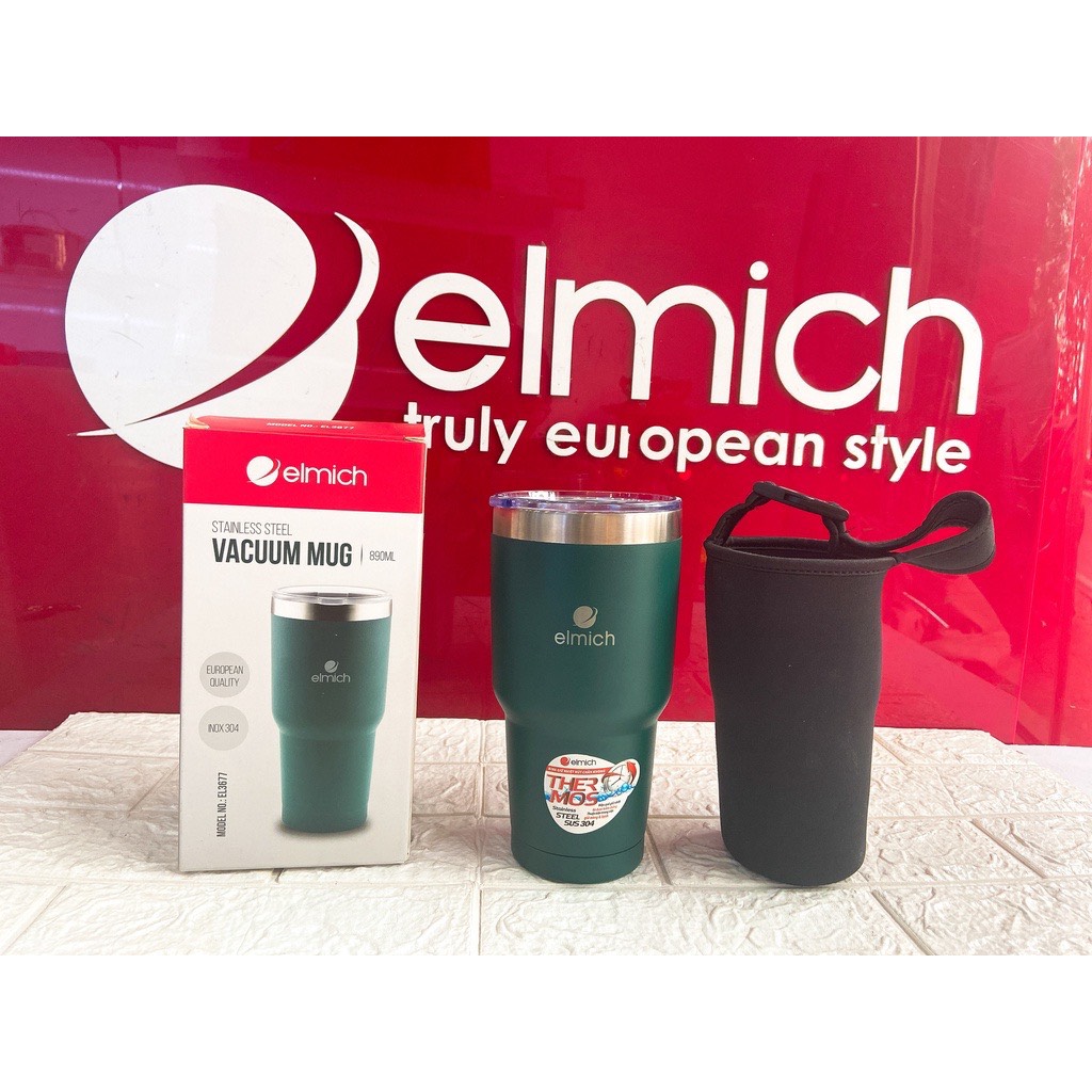 Cốc giữ nhiệt Elmich inox 304 890ml EL3677
