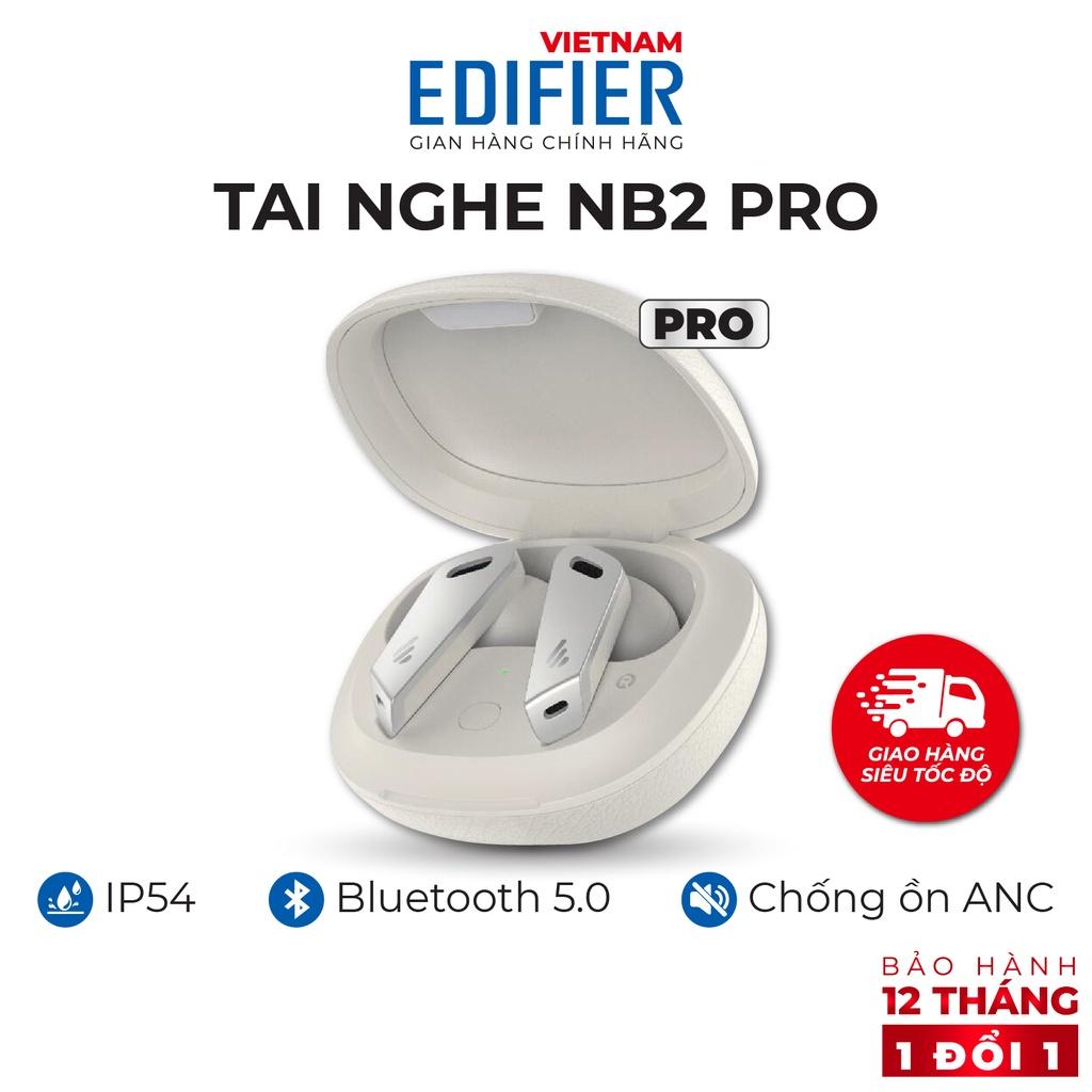 Tai nghe Bluetooth 5.0 EDIFIER TWS NB2 Pro - Thời lượng pin 32 giờ - Chồng ồn ANC - Âm thanh Stereo Chống nước IP54 - Hàng chính hãng