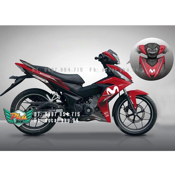Tem rời Winner Movistar xe đỏ đen