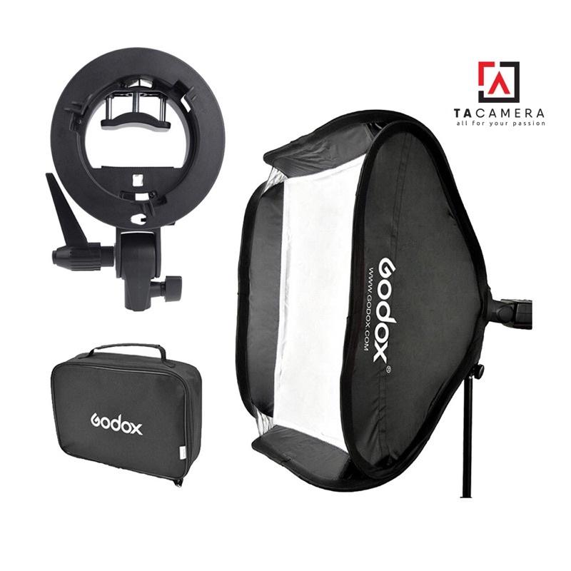 Tản Sáng - Softbox Flash Godox ngàm S Shape size 60x60cm/80x80cm