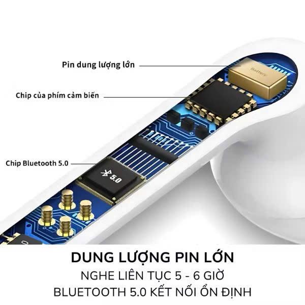 Tai Nghe Bluetooth Pro2 Không Dây định vị khử tiếng ồn ANC PIN TRÂU bass căng tự kết nối Fullbox phụ kiện đủ tính năng đàm thoại 2 chiều - HÀNG CHÍNH HÃNG