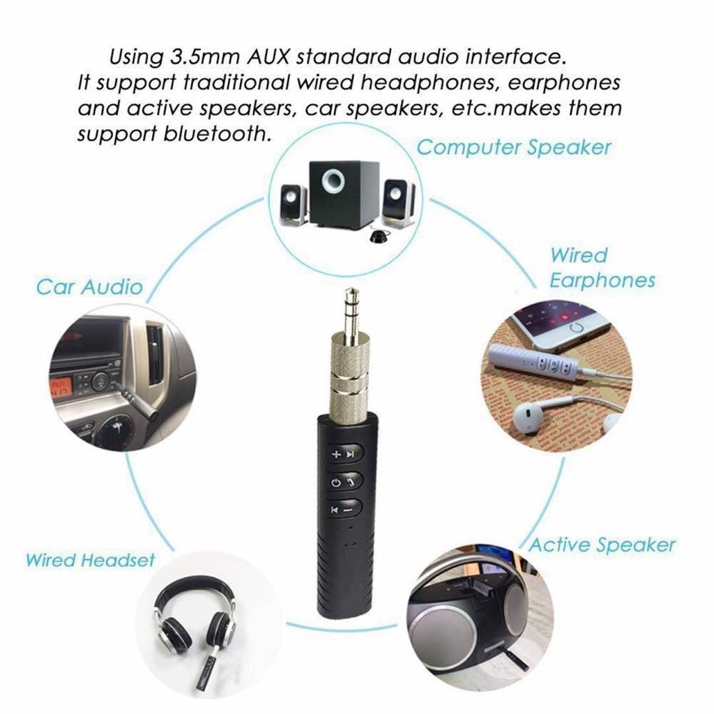 Bộ Chuyển Đổi BLuetooth Không Dây B09, Sử dụng cho Ampli hoặc trên xe hơi, Bluetooth 4.0