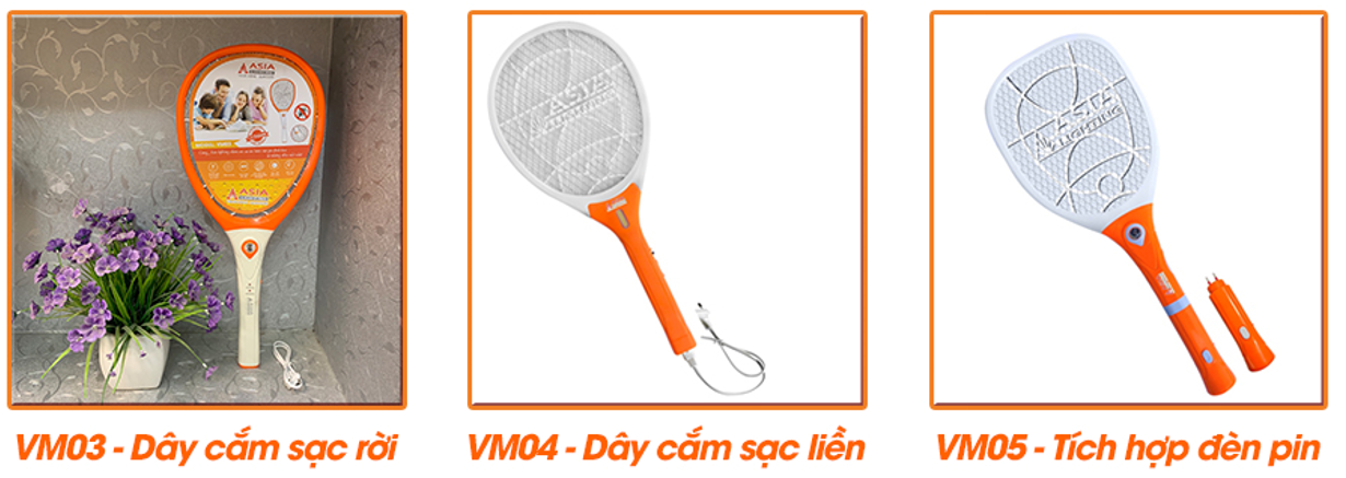 Vợt muỗi cao cấp Asia - VM05