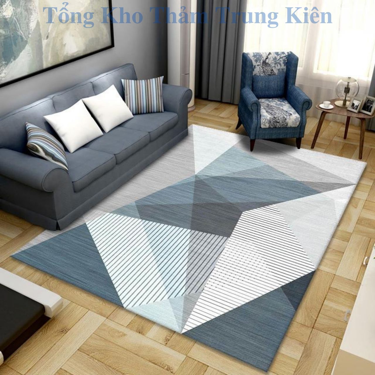 Thảm Trải Sàn Nhập Khẩu 100% (120x160cm &amp; 160x230cm) - Hàng Tổng Kho