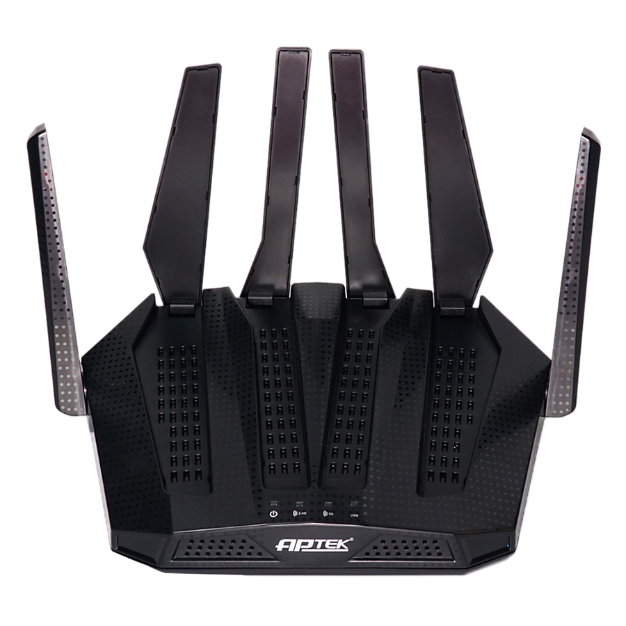 Router Wifi Công Suất Cao Băng Tầng Kép AC1900 APTEK A196GU - Hàng Chính Hãng