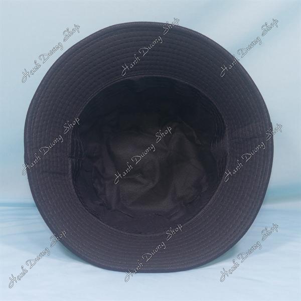 Nón tai bèo mũ bucket vành nhỏ thêu chữ Nhậu Đi - Đen