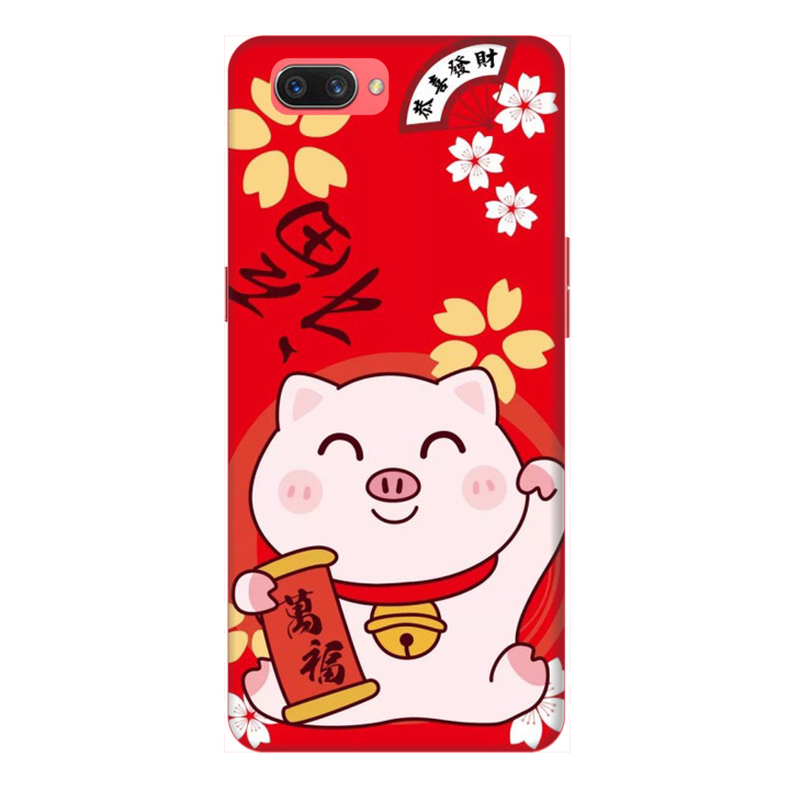 Ốp lưng điện thoại Realme C1 hình Vòng Tròn Đỏ Xanh