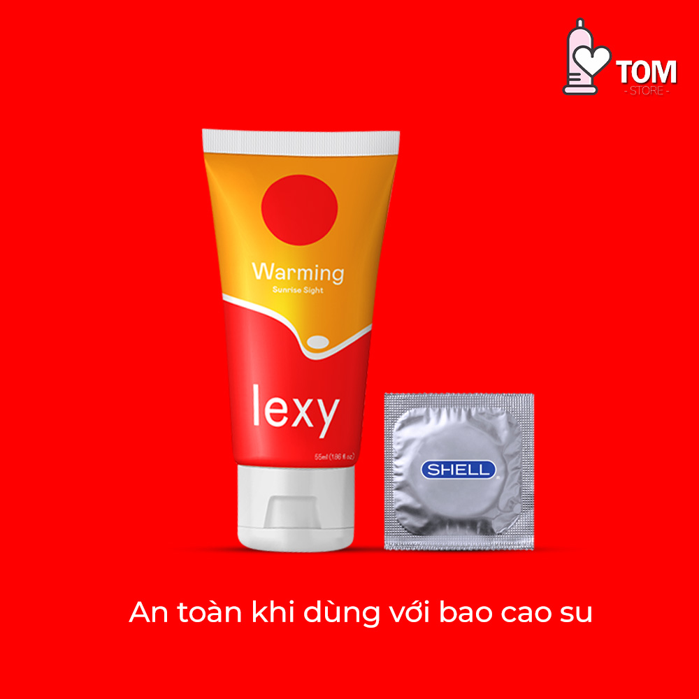 Gel bôi trơn ấm nóng - Lexy Warming - Chai 55ml