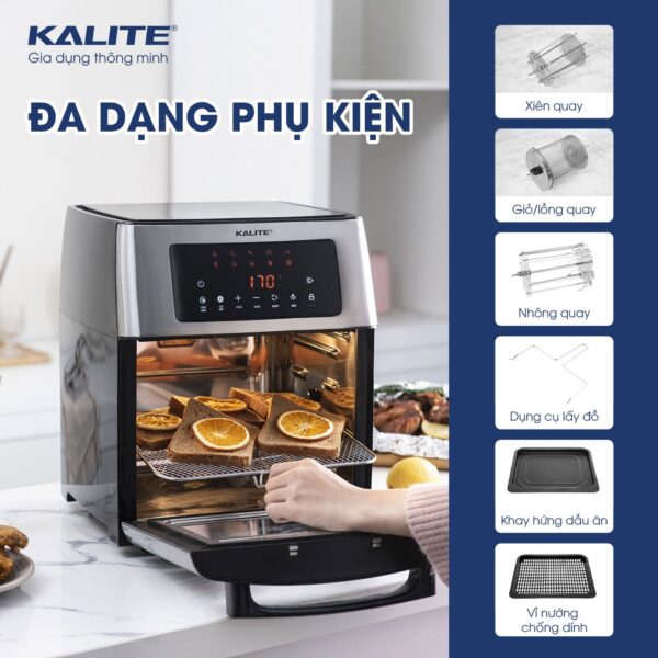 Nồi chiên không dầu Kalite KL-1500. Hàng chính hãng