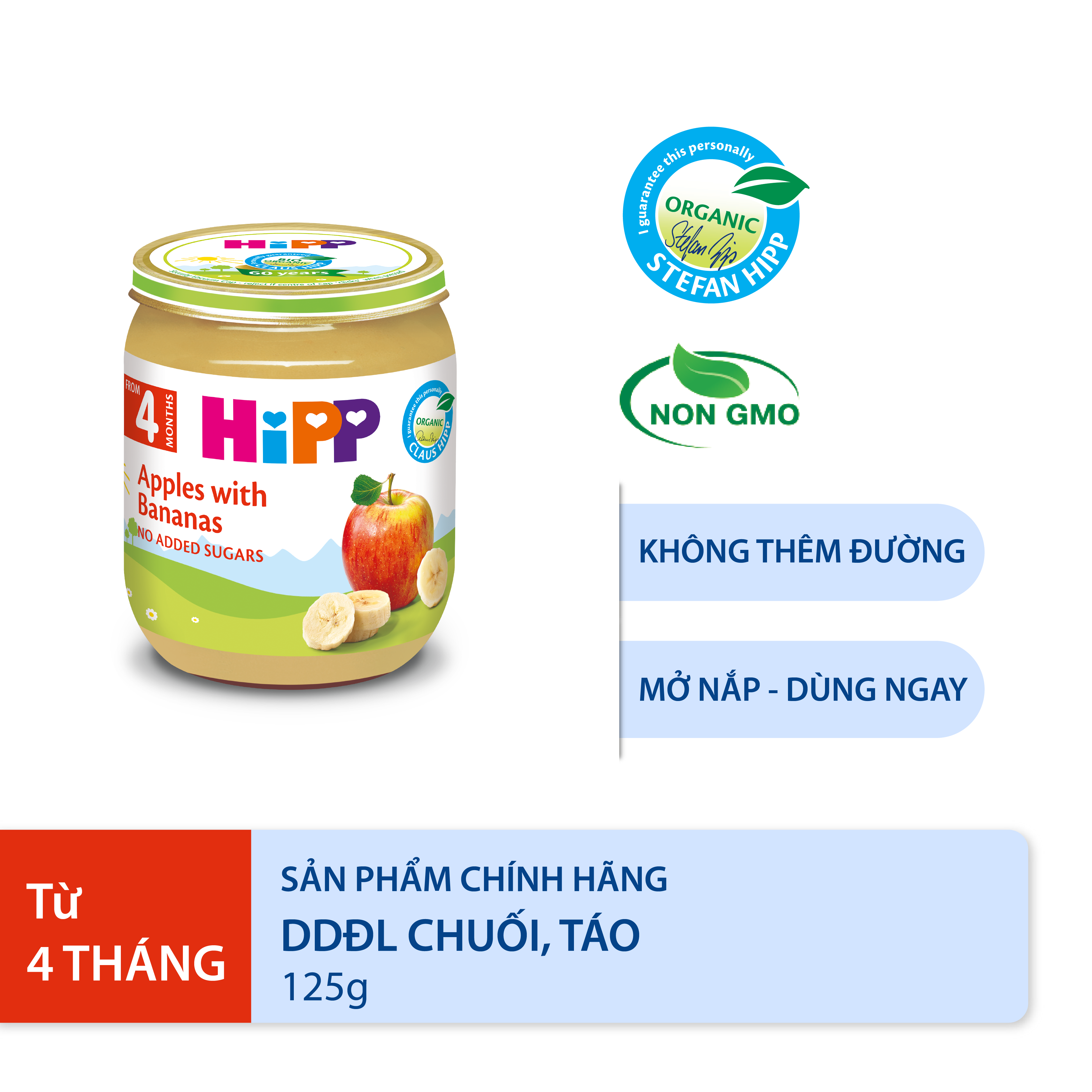 Combo ăn dặm HiPP Organic số 1: Ăn dặm khởi đầu