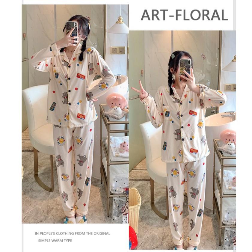 Bộ ngủ pijama cao cấp chất dày ấm