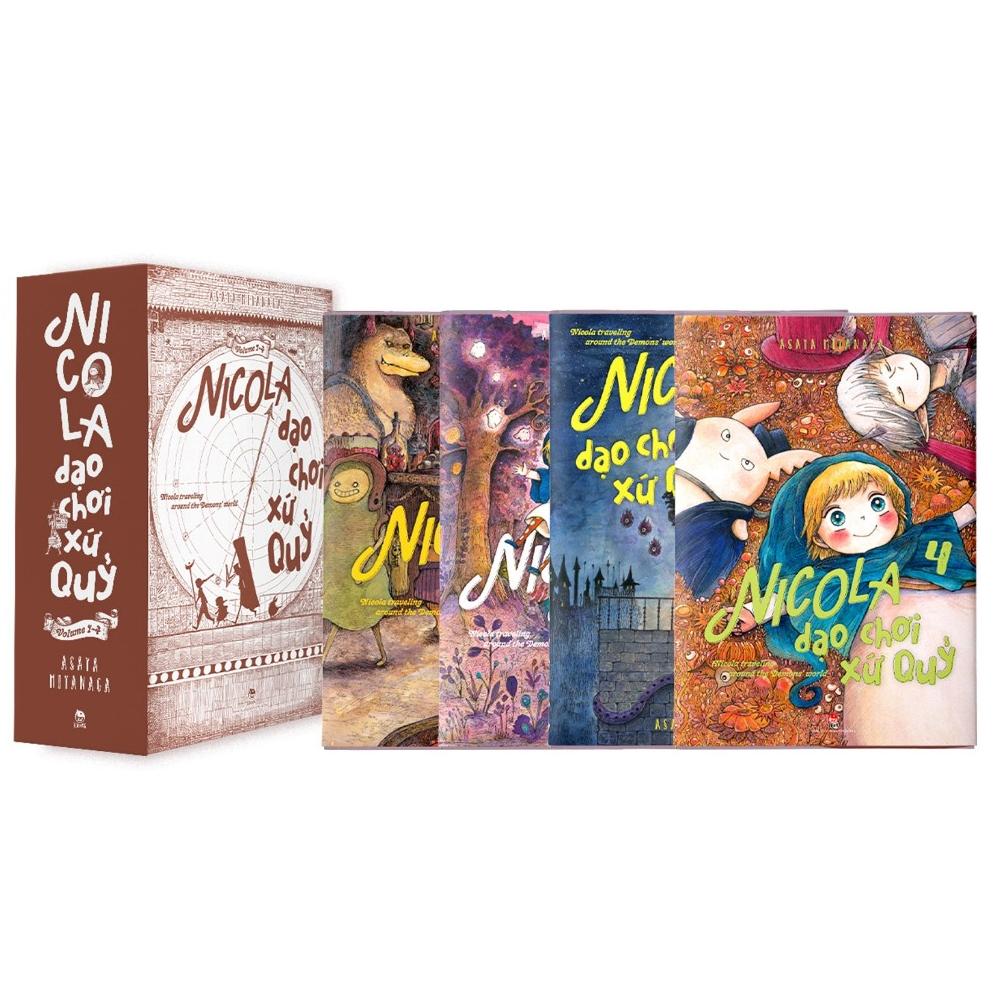 Kim Đồng - Boxset Nicola Dạo Chơi Xứ Quỷ (4 Tập)